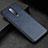 Coque Luxe Cuir Housse Etui R06 pour OnePlus 8 Bleu