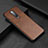 Coque Luxe Cuir Housse Etui R06 pour OnePlus 8 Marron