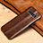 Coque Luxe Cuir Housse Etui R06 pour Samsung Galaxy S10 Marron