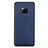 Coque Luxe Cuir Housse Etui R07 pour Huawei Mate 20 Pro Bleu