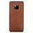 Coque Luxe Cuir Housse Etui R07 pour Huawei Mate 20 Pro Orange