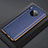 Coque Luxe Cuir Housse Etui R07 pour Huawei Mate 30 5G Bleu
