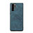 Coque Luxe Cuir Housse Etui R08 pour Huawei P30 Pro New Edition Bleu