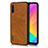 Coque Luxe Cuir Housse Etui R08 pour Xiaomi Mi A3 Orange