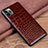 Coque Luxe Cuir Housse Etui R14 pour Apple iPhone 11 Pro Max Marron