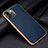 Coque Luxe Cuir Housse Etui S01 pour Apple iPhone 13 Bleu