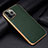 Coque Luxe Cuir Housse Etui S01 pour Apple iPhone 13 Pro Max Vert