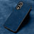 Coque Luxe Cuir Housse Etui S01 pour Huawei Honor 80 Pro 5G Bleu