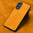 Coque Luxe Cuir Housse Etui S01 pour Huawei Honor 80 Pro 5G Orange