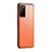 Coque Luxe Cuir Housse Etui S01 pour Huawei Honor Play4 5G Orange