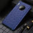 Coque Luxe Cuir Housse Etui S01 pour Huawei Mate 30 Pro 5G Bleu