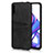 Coque Luxe Cuir Housse Etui S01 pour Huawei P Smart Pro (2019) Noir