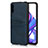 Coque Luxe Cuir Housse Etui S01 pour Huawei Y9s Bleu