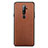 Coque Luxe Cuir Housse Etui S01 pour Oppo A11 Marron