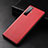 Coque Luxe Cuir Housse Etui S01 pour Vivo X50 5G Rouge