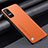 Coque Luxe Cuir Housse Etui S01 pour Xiaomi Civi 5G Orange