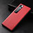 Coque Luxe Cuir Housse Etui S01 pour Xiaomi Mi 10 Ultra Rouge