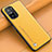 Coque Luxe Cuir Housse Etui S01 pour Xiaomi Poco F3 5G Jaune