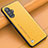 Coque Luxe Cuir Housse Etui S01 pour Xiaomi Poco F3 GT 5G Jaune