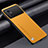 Coque Luxe Cuir Housse Etui S01 pour Xiaomi Poco M5 4G Jaune