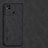 Coque Luxe Cuir Housse Etui S01 pour Xiaomi Redmi 9 India Noir