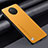 Coque Luxe Cuir Housse Etui S01 pour Xiaomi Redmi Note 9 5G Jaune