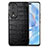 Coque Luxe Cuir Housse Etui S01D pour Huawei Honor 80 Pro Flat 5G Noir