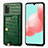 Coque Luxe Cuir Housse Etui S01D pour Samsung Galaxy A41 Vert