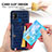 Coque Luxe Cuir Housse Etui S01D pour Samsung Galaxy M21s Petit