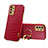 Coque Luxe Cuir Housse Etui S02 pour Samsung Galaxy A13 4G Rouge