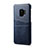 Coque Luxe Cuir Housse Etui S02 pour Samsung Galaxy S9 Bleu