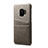 Coque Luxe Cuir Housse Etui S02 pour Samsung Galaxy S9 Gris