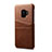 Coque Luxe Cuir Housse Etui S02 pour Samsung Galaxy S9 Marron