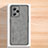 Coque Luxe Cuir Housse Etui S02 pour Xiaomi Redmi Note 12 Explorer Gris