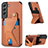 Coque Luxe Cuir Housse Etui S02D pour Samsung Galaxy S22 Plus 5G Petit