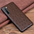 Coque Luxe Cuir Housse Etui S03 pour Oppo Find X2 Lite Marron