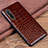 Coque Luxe Cuir Housse Etui S03 pour Oppo Find X2 Pro Marron