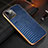 Coque Luxe Cuir Housse Etui S04 pour Apple iPhone 13 Bleu