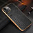 Coque Luxe Cuir Housse Etui S04 pour Apple iPhone 13 Mini Noir