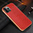 Coque Luxe Cuir Housse Etui S04 pour Apple iPhone 14 Pro Max Rouge