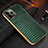 Coque Luxe Cuir Housse Etui S04 pour Apple iPhone 14 Pro Max Vert