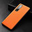 Coque Luxe Cuir Housse Etui S04 pour Oppo Find X2 Pro Orange