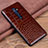 Coque Luxe Cuir Housse Etui S04 pour Oppo Reno2 Marron