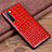 Coque Luxe Cuir Housse Etui S04 pour Oppo Reno3 Rouge