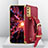 Coque Luxe Cuir Housse Etui S04 pour Samsung Galaxy A03s Rouge