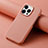 Coque Luxe Cuir Housse Etui S04D pour Apple iPhone 14 Pro Rose