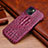 Coque Luxe Cuir Housse Etui S05 pour Apple iPhone 13 Mini Violet