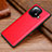 Coque Luxe Cuir Housse Etui S06 pour Xiaomi Mi 11 Pro 5G Rouge