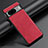 Coque Luxe Cuir Housse Etui S07 pour Google Pixel 8 5G Rouge