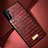 Coque Luxe Cuir Housse Etui S08 pour Samsung Galaxy S21 FE 5G Marron